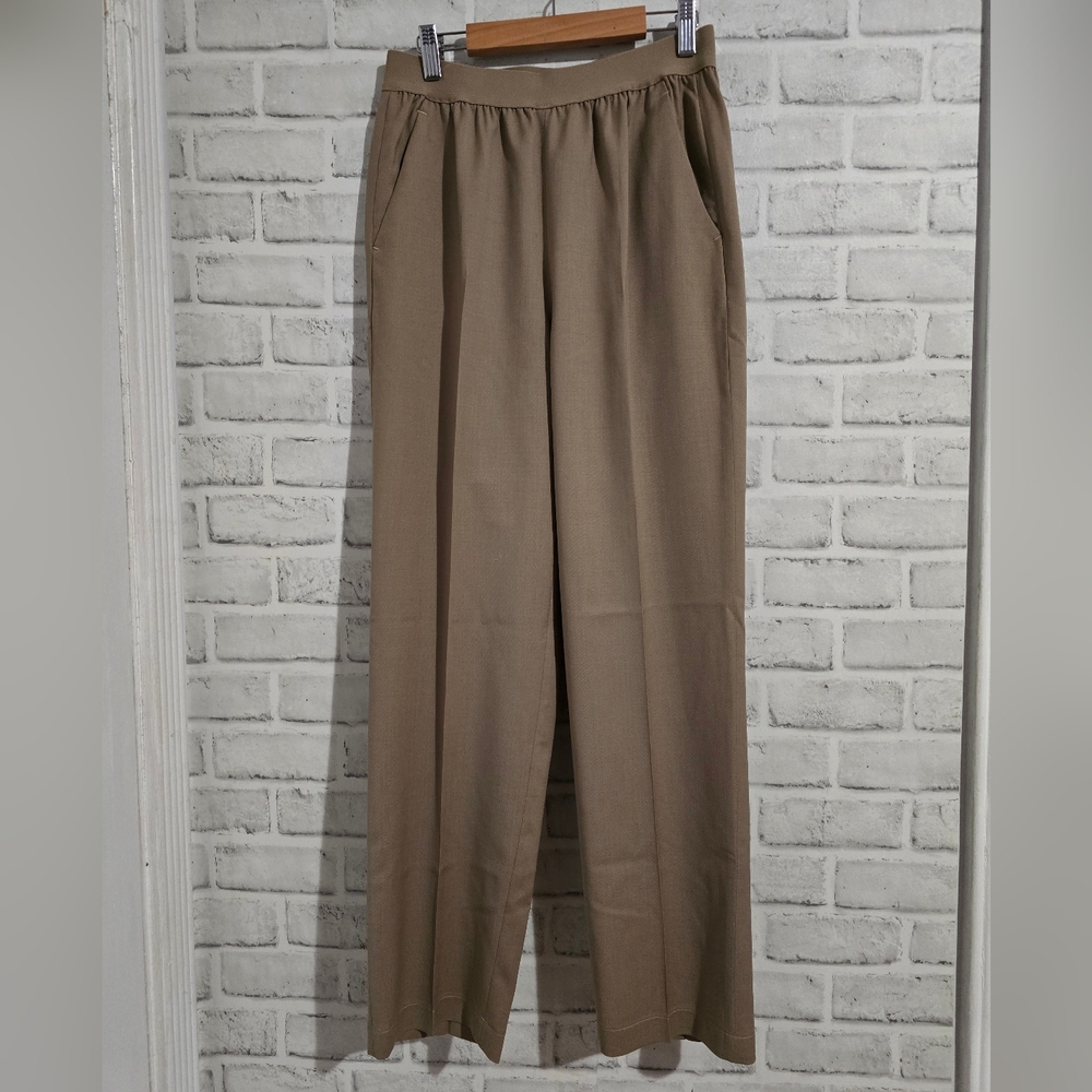 EUC Kule Francis Wool Pull On Trousers Tan‎ Size S - Picture 2 of 11